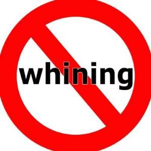  No Whining Round Stickers Arts, Crafts & Sewing