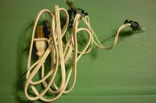 Light Cord 4 Socket Christmas Accessory for Snow Village  