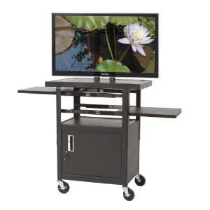  Height Adjustable Flat Panel TV Cart Furniture & Decor