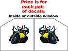 1970 DODGE SCAT PACK INSIDE/OUTSIDE WINDOW BEES DECALS