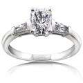 14k White Gold 1 1/3ct TDW Certified Diamond Engagement Ring (F, SI2 