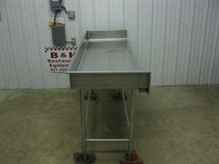 You are looking at a 78 x 25 heavy duty stainless steel work table.