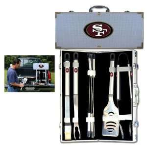  San Francisco 49ers NFL Barbeque Utensil Set w/Case (8 Pc 