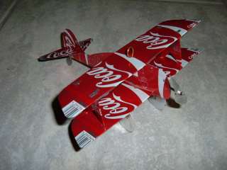 COCA COLA Can Plane Airplane Made from REAL Coke cans  