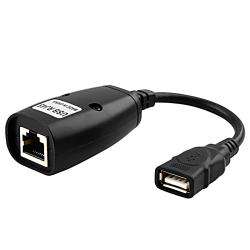 USB To Cat5/ 5e/ 6 Extension Cable M/F RJ45 Adapter  
