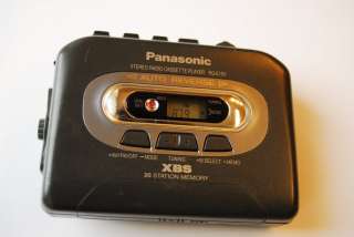 Panasonic RQ E15V FM /AM RADIO Cassette Player Walkman  