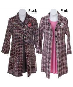 Shes the One Girls 2pc Tweed Jacket & Dress Set  