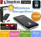 16GB KINGSTON Wi Drive Wireless Storage for iphone ipad