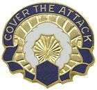 457th Chemical Battalion USAR Unit Crest Pin (Cover The Attack)