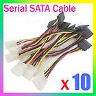 10 x IDE to Serial ATA SATA HDD Power Adapter Cable Y90