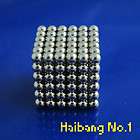   Neodymium 3mm 216pcs Nickel Neo Cube DIY Shape Chain Magnetic Balls F1