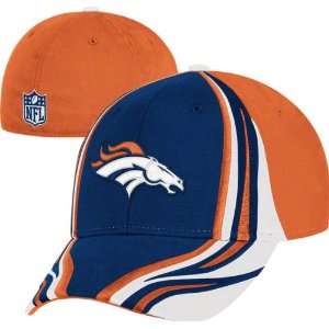  Denver Broncos Flex Hat Structured Race Stripes Flex Hat 