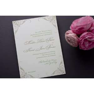  Black Tied Wedding Invitations by CECI New York Health 