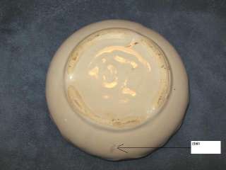 McCoy Pottery Bowl / Planter White Basketweave Old  