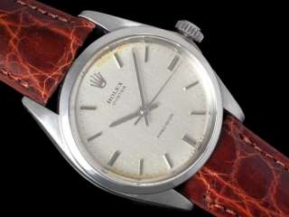 1969 ROLEX Mens Vintage Oyster Watch, Stainless Steel   Classic Design 
