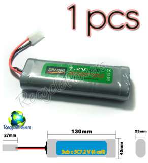pcs 7.2V 4300mAh Ni Mh rechargeable battery pack Toys  