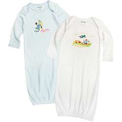 Funkoos Organic Cotton Baby Boy Sleep Gowns (Pack of 2)   
