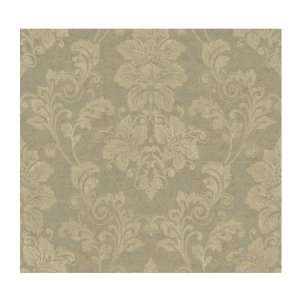  York Wallcoverings PS3801 Wind River Scrolling Damask 