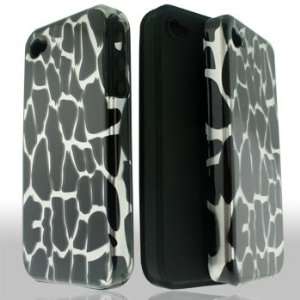  Apple iPhone 4G 4 G / 4S 4 S White Giraffe Animal Spots 
