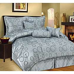 Monterey 4 piece Grey Comforter Set  