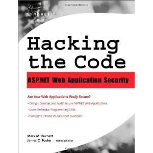    ASP.NET Web Application Security [Hardcover] Mark Burnett Books