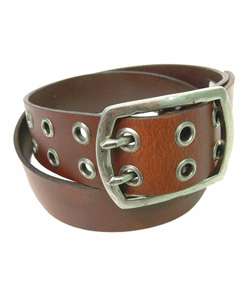 Guess Leather Double Prong Mens Belt  