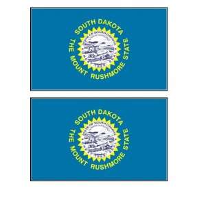 South Dakota State Flag Stickers Decal Bumper Window Laptop Phone 