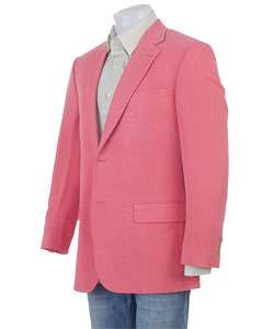 Bill Blass Mens Nantucket Red Silk Sport Coat  