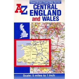   England Road Map (9781843480471) Geographers A Z Map Company Books