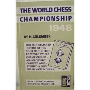  World Chess Championship 1948 (9780900846359) Harry 