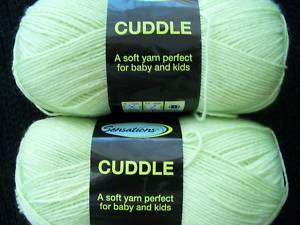 Sensations Cuddle baby soft yarn, light green, 2 sk  