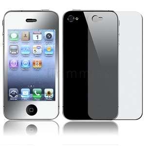   BACK MIRROR LCD SCREEN PROTECTOR For iPhone 4 4S 4G 4GS 4G  