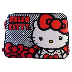 Soft and Durable Striped Hello Kitty Laptop Cover