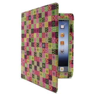   Stylish Smart Cover PU Leather Case With Stand Green SH62  