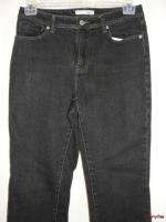   PLATINUM Black Stretch Boot Cut Leg QUARTZ Jeans Size 1 Reg M Med