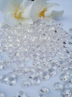 2000 6.5 1CT Clear Diamond Wedding Decoration confetti  
