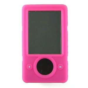  Hot Pink Silicone Skin Rubber Cover Case Stand Belt CLIP 