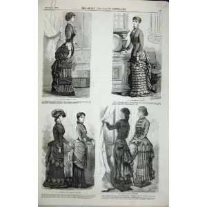  1882 Womens Fashion Girl Costume Cross Embroidery