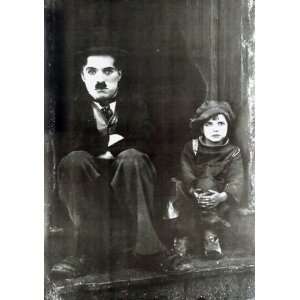  Charlie Chaplin (Sitting with Kid) Movie Poster Print   27 