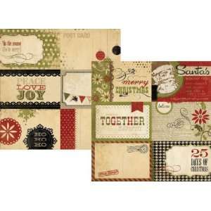  25 Days of Christmas 4 x 6 Journaling Cards Elements #1 