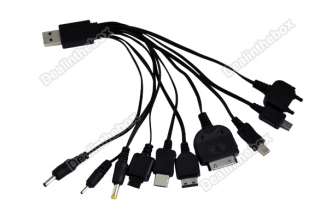 Universal 10 in 1 Multi Function Cell Phone USB Charger Cable 