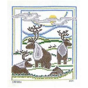    Caribou Counted Cross Stitch Pattern Arts, Crafts & Sewing