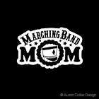 marching band mom vinyl decal car sticker drumline 