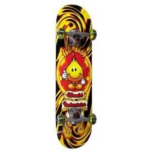  World Industries Flameboy Swirl Mini Complete Skateboard 
