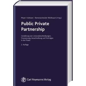  Public Private Partnership (9783452262400) unknown Books