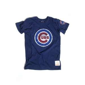   Select   Mens Chicago Cubs two hit Tee (Navy)