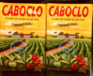 PACK CAFE CABOCLO COFFEE FROM BRAZIL 250g X 2 GROUND COFFEE 1000 