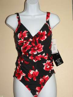 NWT Miraclesuit Blue   Black   Brown   Red   Swimsuit 6 10 12 14 16 DD 