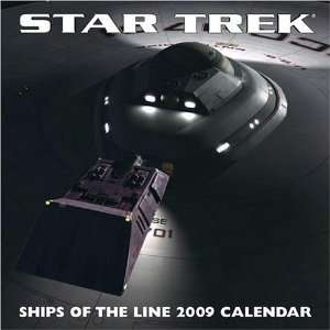  Star Trek Ships of the Line 2009 Panoramic Wall Calendar 