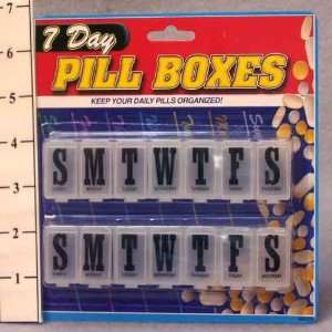  New   2 Pack Pill Boxes Case Pack 96   7138466 Beauty